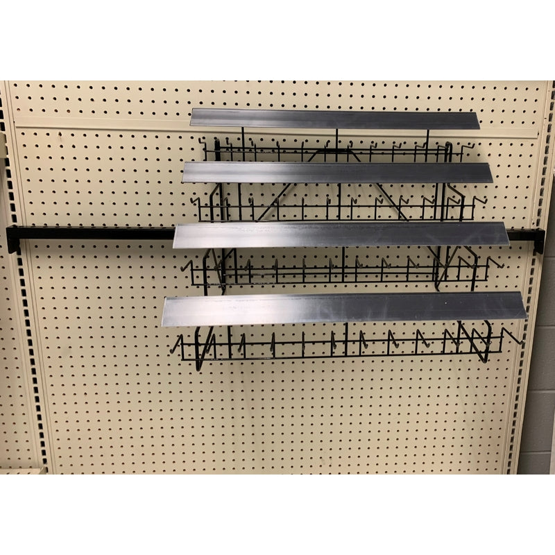 EBSCO INDUSTRIES INC, 17 in. H X 17 in. W X 24 in. D Black Metal Socket Display Rack