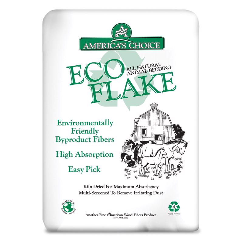 AMERICAN WOOD FIBERS, America's Choice Eco Flake 7.5 cu ft Wood Animal Bedding