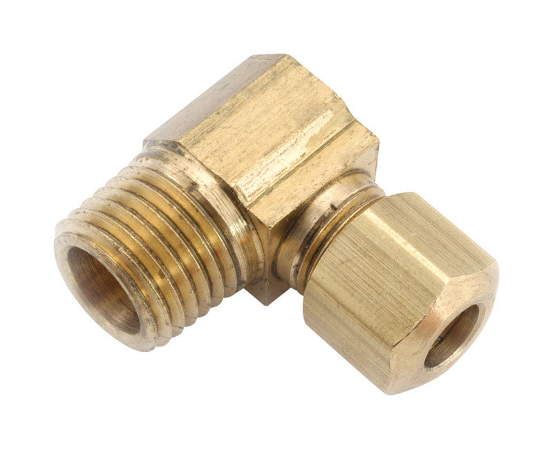 ANDERSON METALS CORPORATION INC, Anderson Metals 3/8 in.   Compression  T X 3/8 in.   D Compression  Brass Elbow