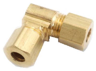 ANDERSON METALS CORPORATION INC, Anderson Metals 3/8 in.   Compression  T X 3/8 in.   D Compression  Brass Elbow