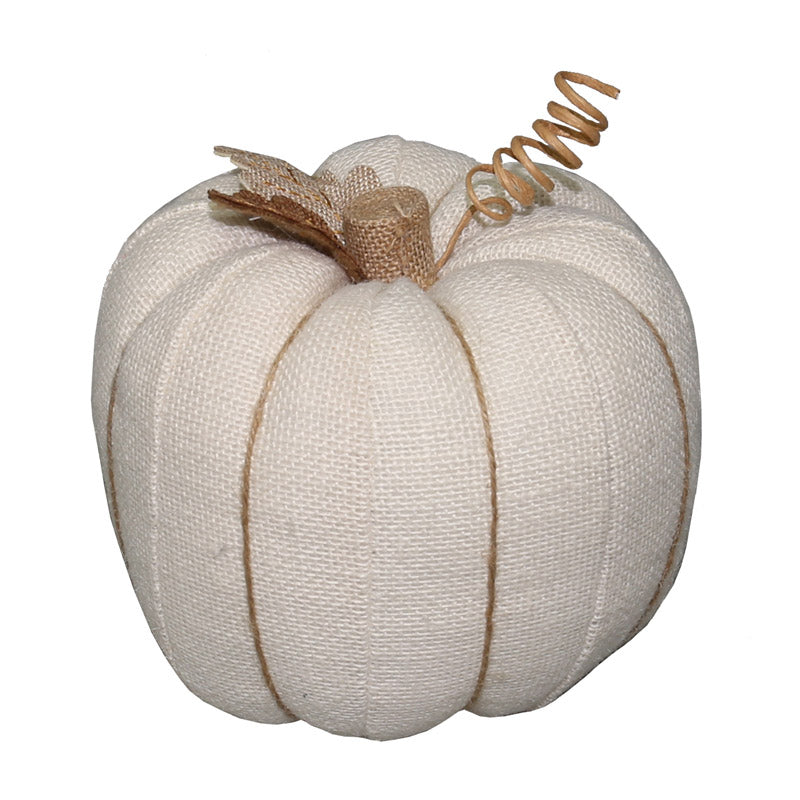 ACE TRADING - DYNO 7, BURLAP PUMPKIN MED IVORY (Pack of 4)