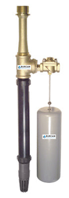 BUR-CAM PUMPS INC, Burcam 1200 GPH Brass Vertical Float Switch Backup Sump Pump 15 H ft.