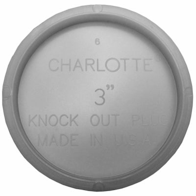 CHARLOTTE PIPE & FOUNDRY CO, Charlotte Pipe 3 in. PVC Test Cap