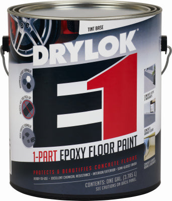 DRYLOK, DRYLOK Low VOC Epoxy Semi-Gloss Paint 1 gal. for Interior/Exterior Concrete Floors (Pack of 2)