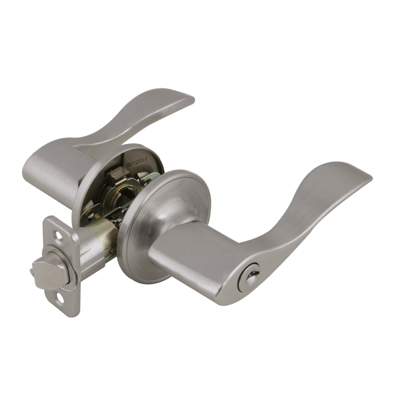 DHI CORP, Design House Springdale Satin Nickel Entry Handleset 1-3/4 in.