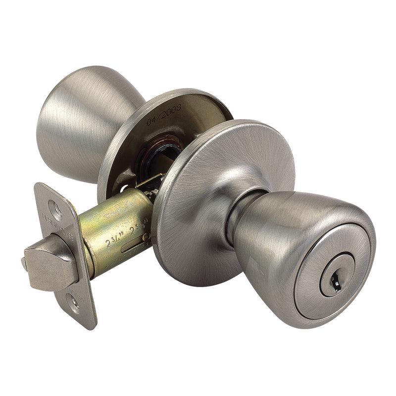 DHI CORP, Design House  Tulip  Satin Nickel  Entry Knobs  ANSI grade 3  1-3/4 in.