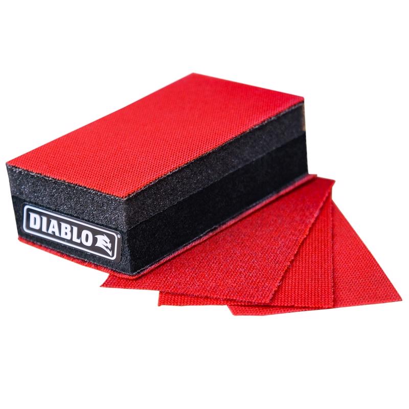 FREUD AMERICA INC, Diablo Reusable 5 in. L X 2-3/4 in. W Wet/Dry Hand Sanding Pad