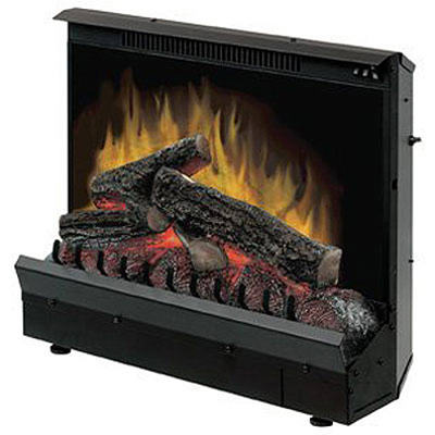 CADET MANUFACTURING CO, Dimplex 23.2 in. W 400 sq ft Black Traditional Electric Electric Fireplace