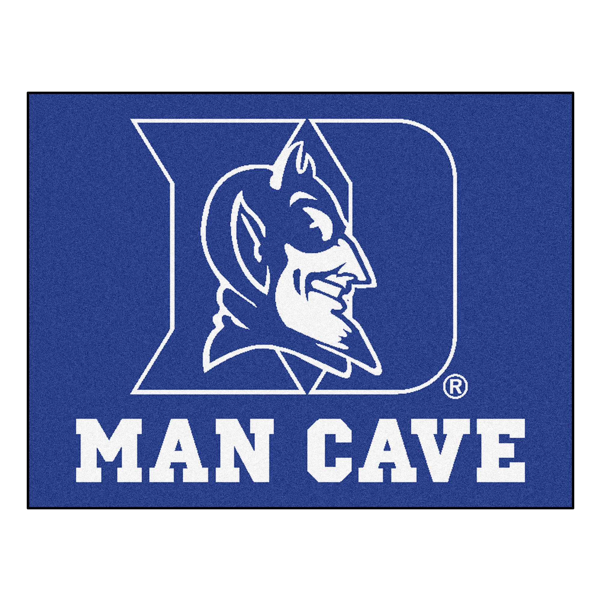 FANMATS, Duke University Blue Devils  Man Cave Rug - 34 in. x 42.5 in.