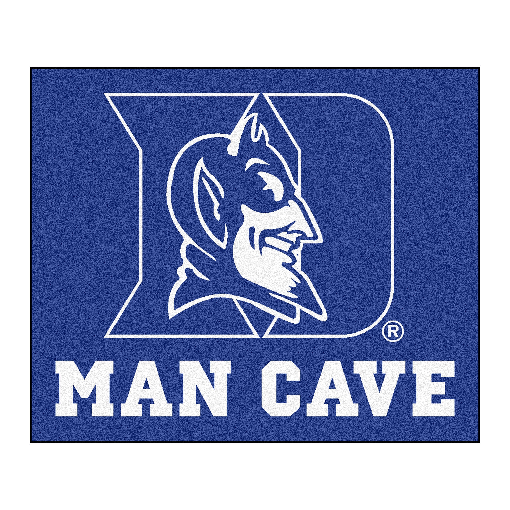 FANMATS, Duke University Blue Devils  Man Cave Rug - 5ft. X 6ft.