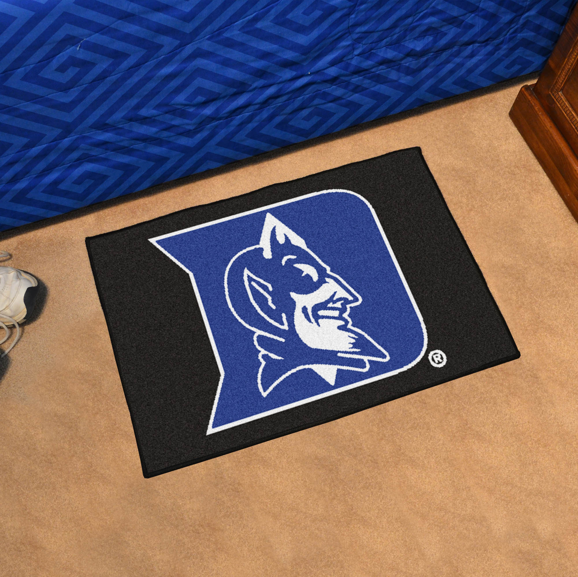 FANMATS, Duke University Blue Devils  Rug - 19in. X 30in.