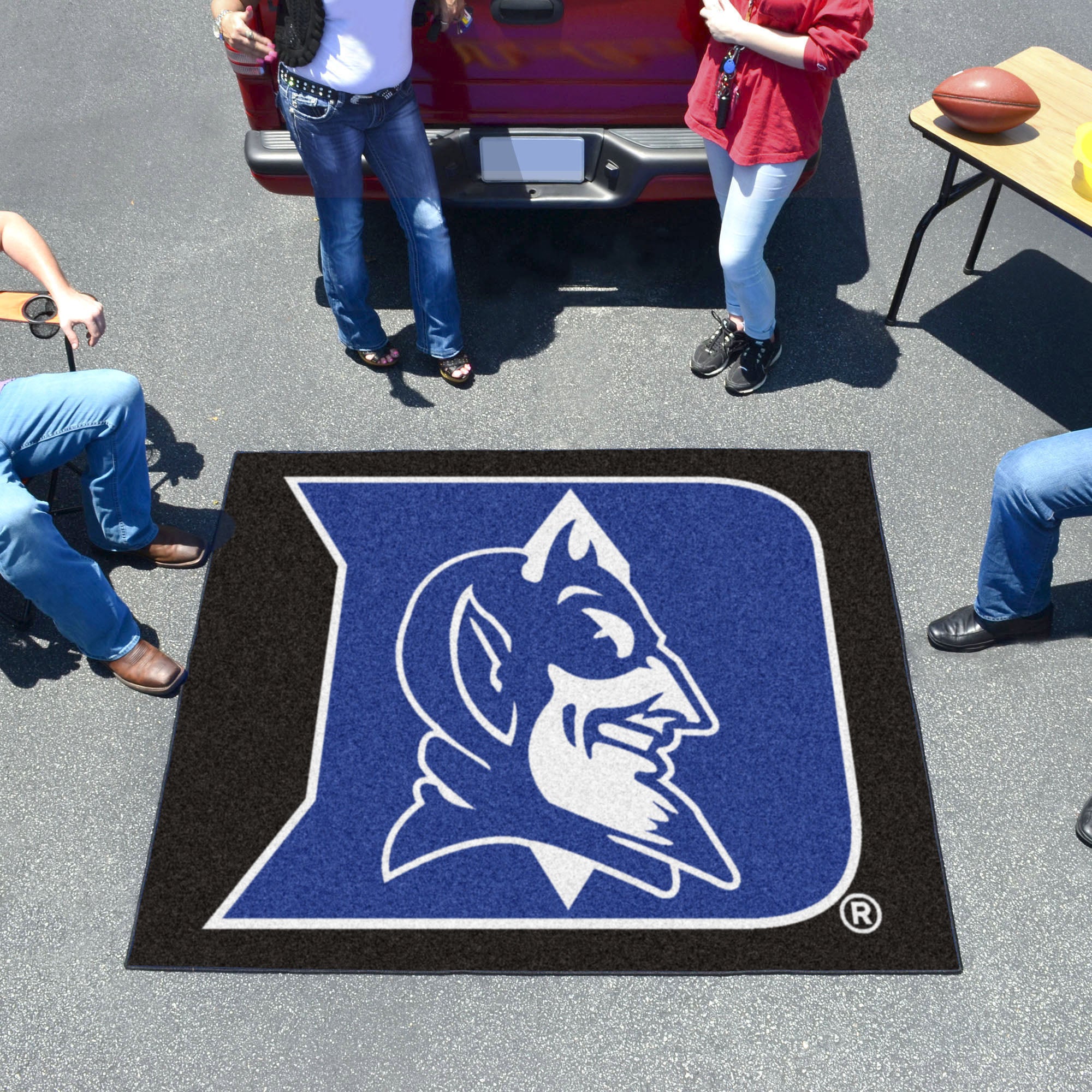 FANMATS, Duke University Blue Devils  Rug - 5ft. X 6ft.