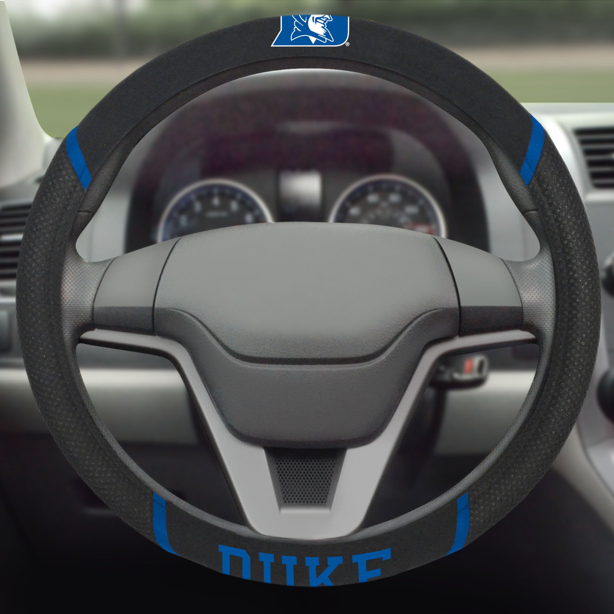 FANMATS, Duke University Embroidered Steering Wheel Cover