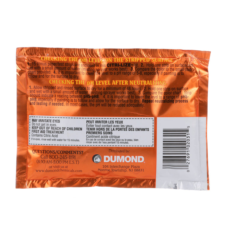 DUMOND CHEMICALS INC, Dumond Citri-Lize Glaze Remover 4 oz. (Pack of 12)