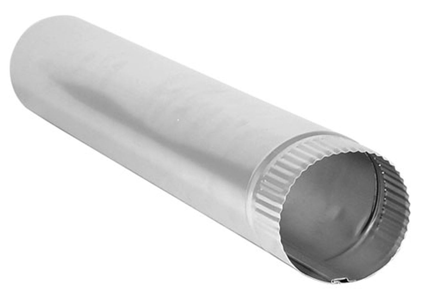 DUNDAS JAFINE INC, Dundas Jafine 24 in. L X 4 in. D Silver Aluminum Snap Lock Pipe