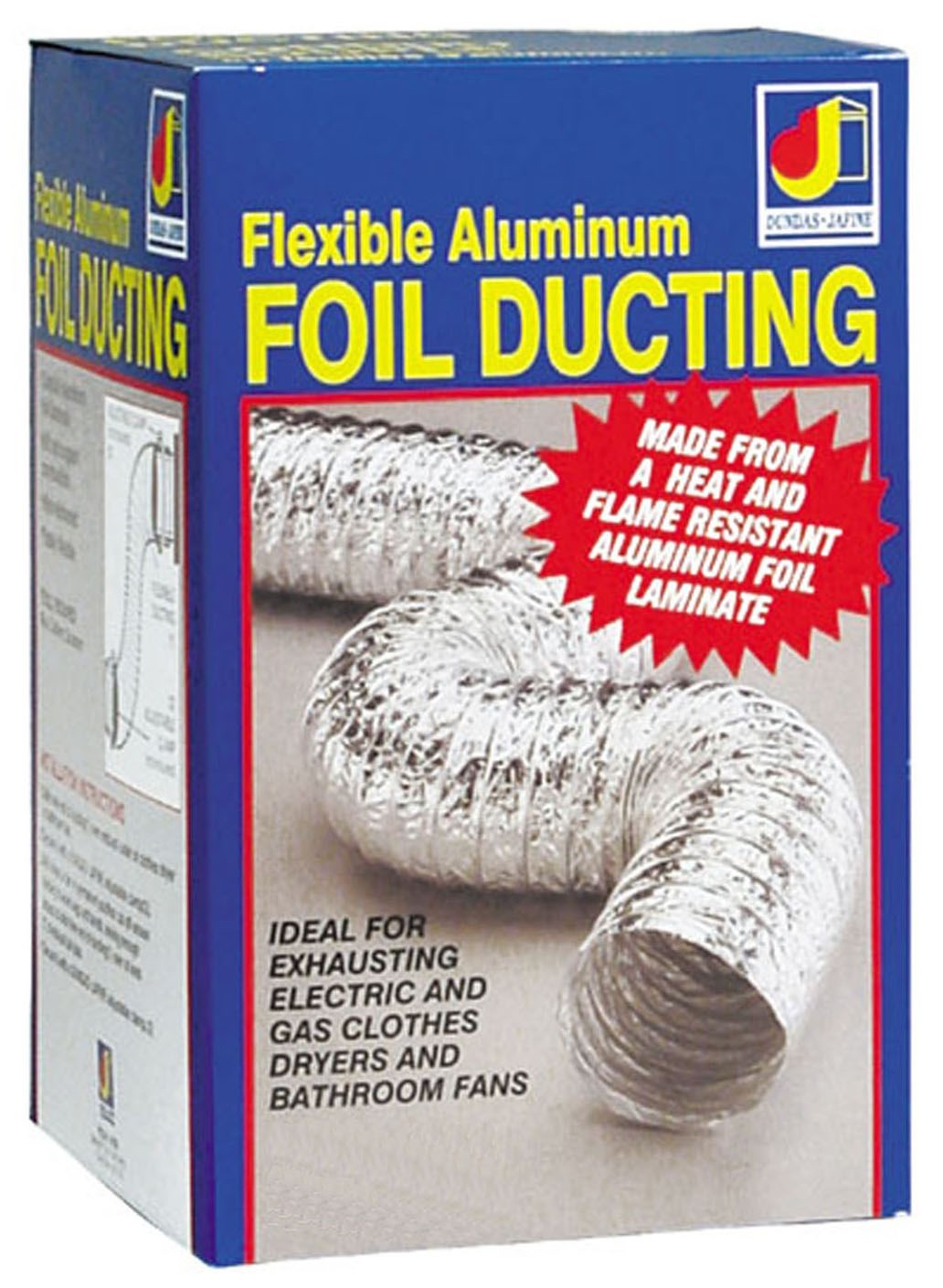 DUNDAS JAFINE INC, Dundas Jafine 25 ft. L X 4 in. D Silver Aluminum Foil Duct