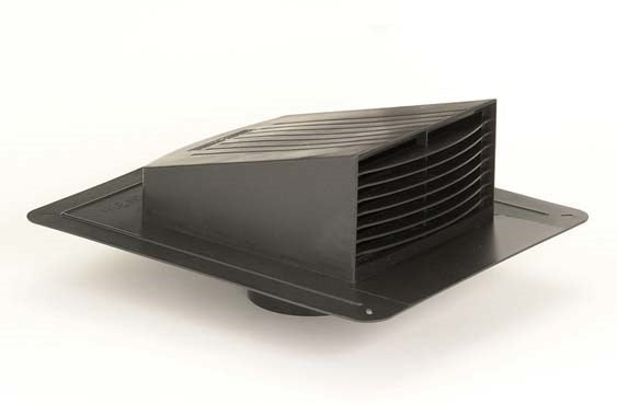 DUNDAS JAFINE INC, Dundas Jafine 3.75 in. W X 3.75 in. L Black Plastic Exterior Vent Hood