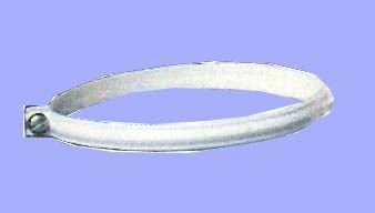 DUNDAS JAFINE INC, Dundas Jafine 4 in to 4 in. SAE 64 Silver Worm Drive Clamp Steel