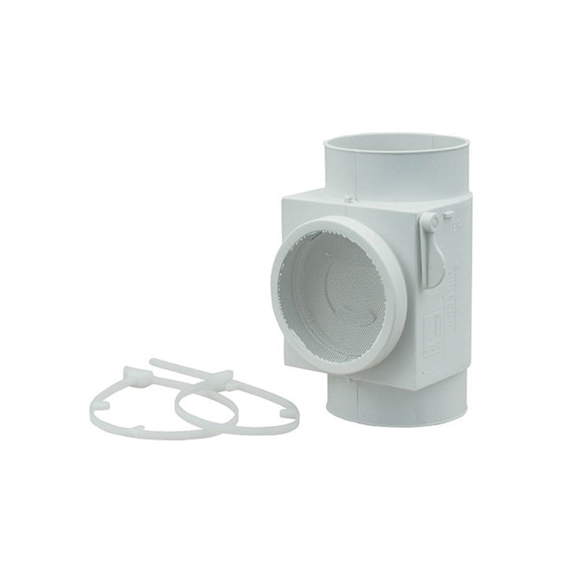 DUNDAS JAFINE INC, Dundas Jafine 4 in. D White Plastic Dryer Heat Keeper Kit