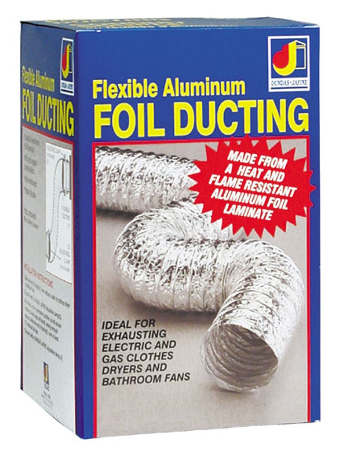 Dundas Jafine, Dundas Jafine AF325 3" X 25' Aluminum Foil Ducting