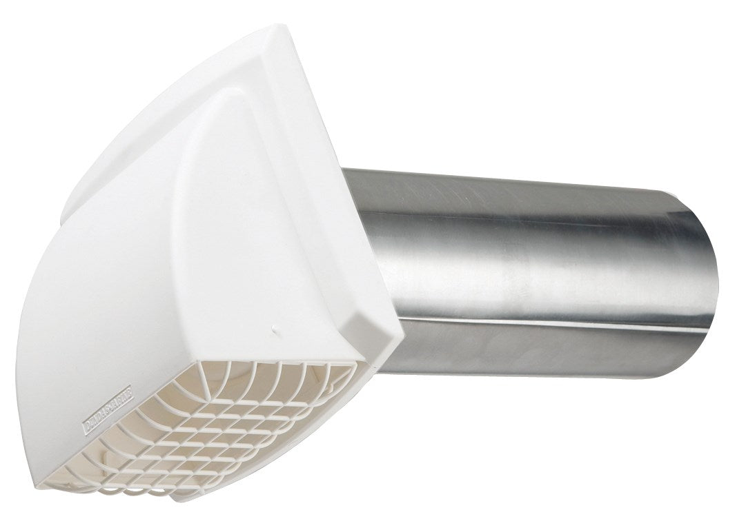 DUNDAS JAFINE INC, Dundas Jafine ProMax 7 in. L X 4 in. D White Aluminum/Plastic Wall Exhaust Hood