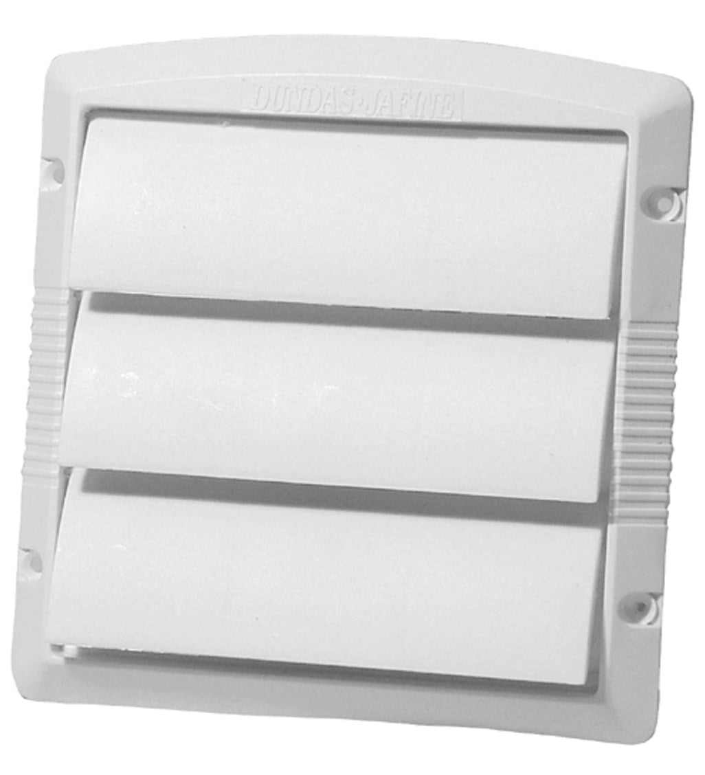 DUNDAS JAFINE INC, Dundas Jafine ProVent 4 in. W X 4 in. L White Plastic Dryer Vent Hood