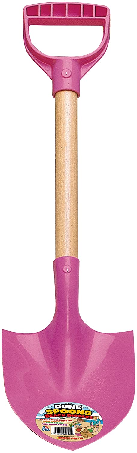 Dune Spoon, Dune Spoons Beach Diggers - Plastic Kid Shovels for Sand or Snow - Pink