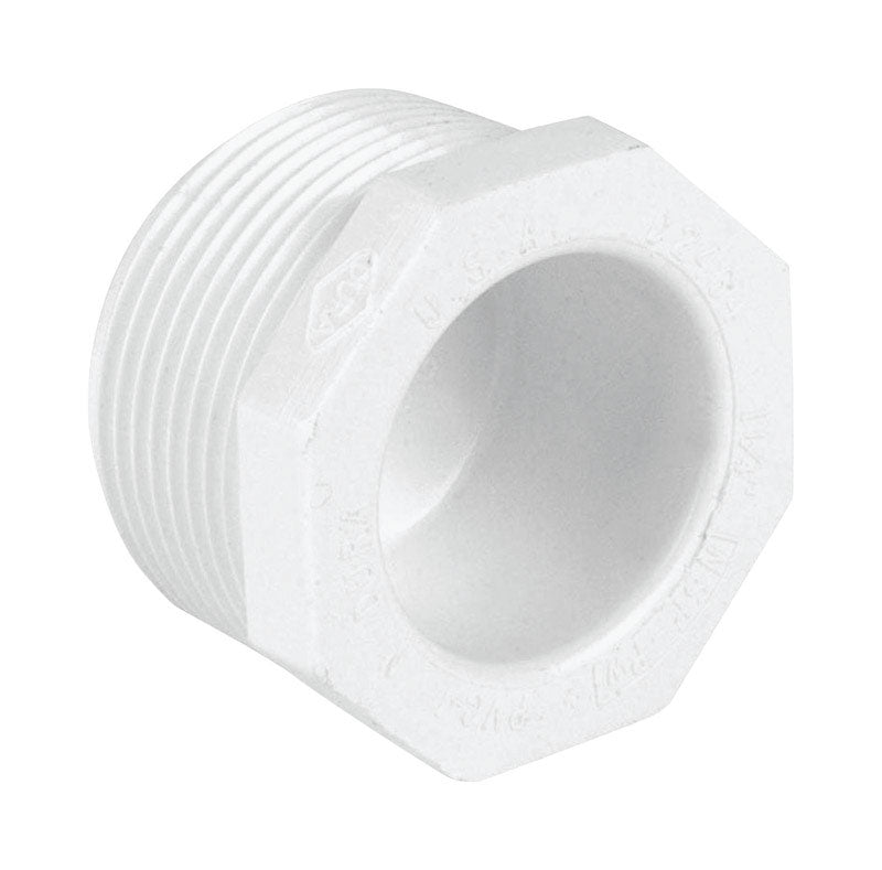 DURA PLASTIC PRODUCTS LLC, Dura Schedule 40 1-1/2 in. MIPT PVC Plug 125 pk