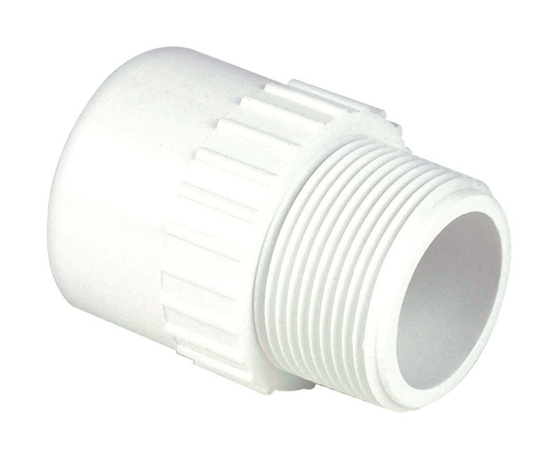 DURA PLASTIC PRODUCTS LLC, Dura Schedule 40 3/4 in. MIPT X 3/4 in. D Slip PVC Male Adapter 250 pk