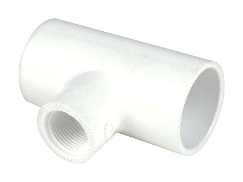 DURA PLASTIC PRODUCTS LLC, Dura Schedule 40 3/4 in. Slip X 3/4 in. D Slip PVC Reducing Tee 200 pk