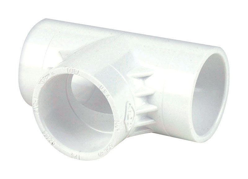 DURA PLASTIC PRODUCTS LLC, Dura Schedule 40 3/4 in. Slip X 3/4 in. D Slip PVC Tee