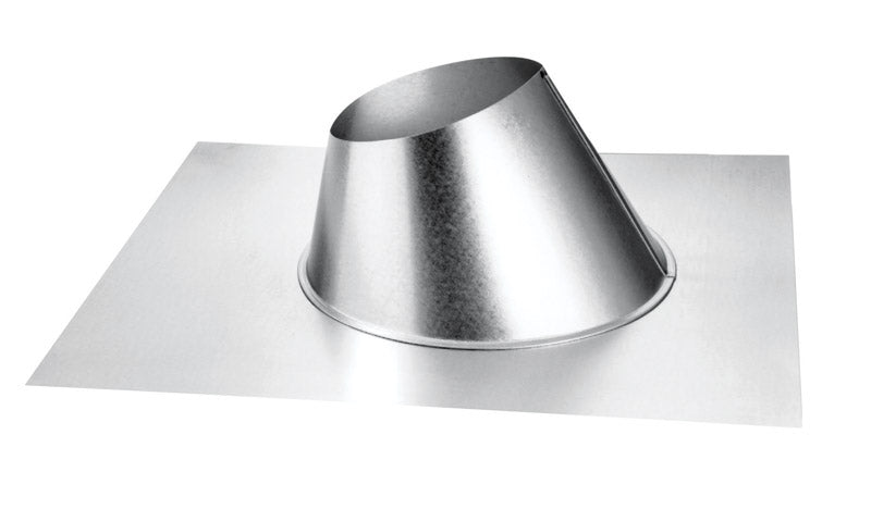 M&G DURAVENT INC, DuraVent DirectVent 4 in. Dia. Galvanized Steel Adjustable Fireplace Roof Flashing (Pack of 6)