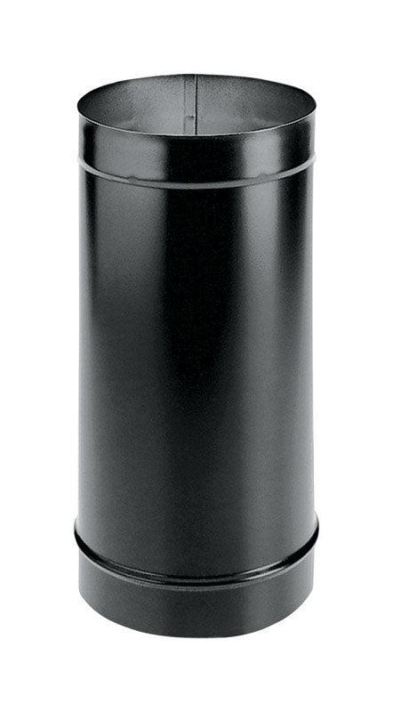 M&G DURAVENT INC, DuraVent DuraBlack 6 in. D X 12 in. L Galvanized Steel Stove Pipe