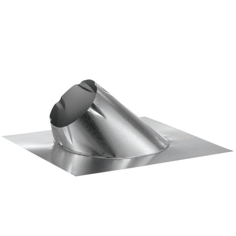 M&G DURAVENT INC, DuraVent DuraPlus 6 in. D Galvanized Steel Adjustable Fireplace Roof Flashing