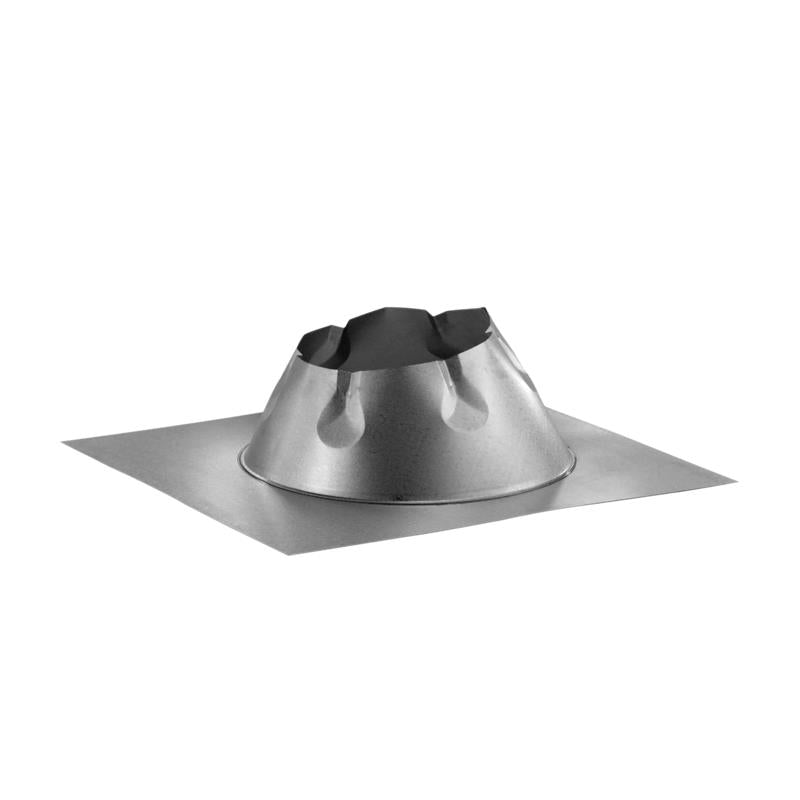 M&G DURAVENT INC, DuraVent DuraPlus 6 in. D Galvanized Steel Adjustable Fireplace Roof Flashing