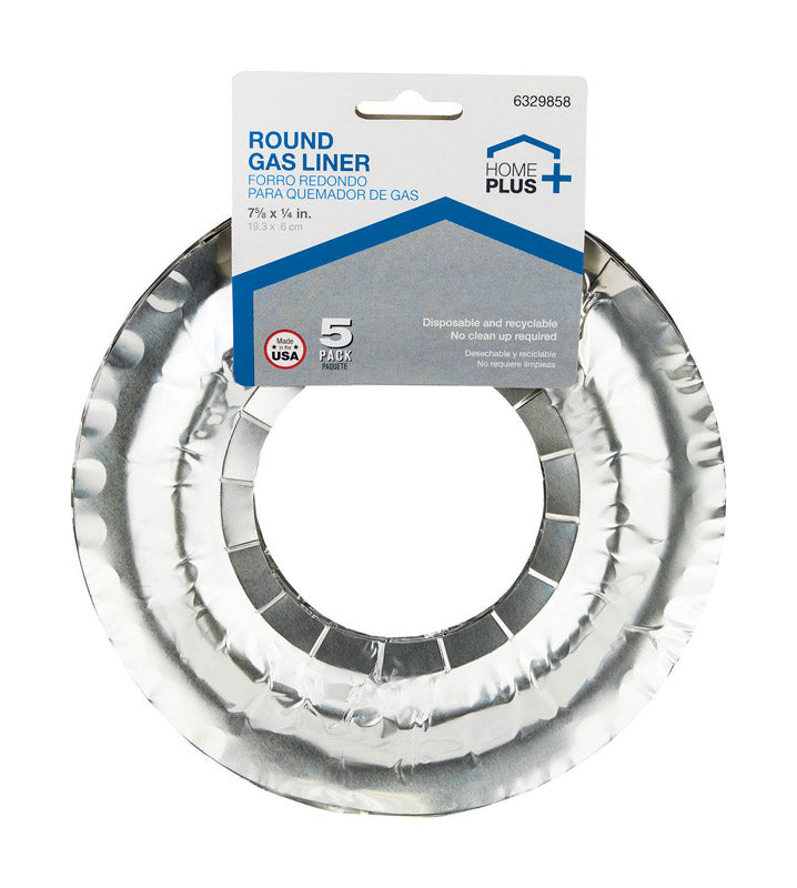 Home Plus, Durable Foil D60050 Durable Foil™ Round Gas Burner Liners (Pack of 12)