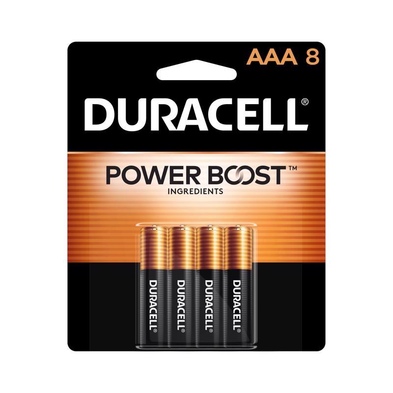 DURACELL DISTRIBUTING INC, Duracell Coppertop AAA Alkaline Batteries 8 pk Carded (Pack of 10)