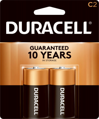 DURACELL DISTRIBUTING INC, Duracell Coppertop C Alkaline Batteries 2 pk Carded