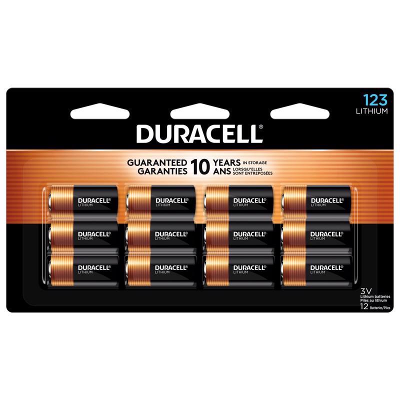 DURACELL DISTRIBUTING INC, Duracell Lithium 123 3 V Battery 037506 12 pk