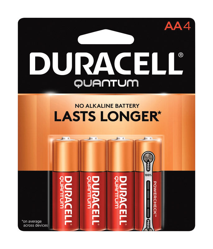 Duracell, Duracell  Quantum  AA  Alkaline  Batteries  4 pk Carded