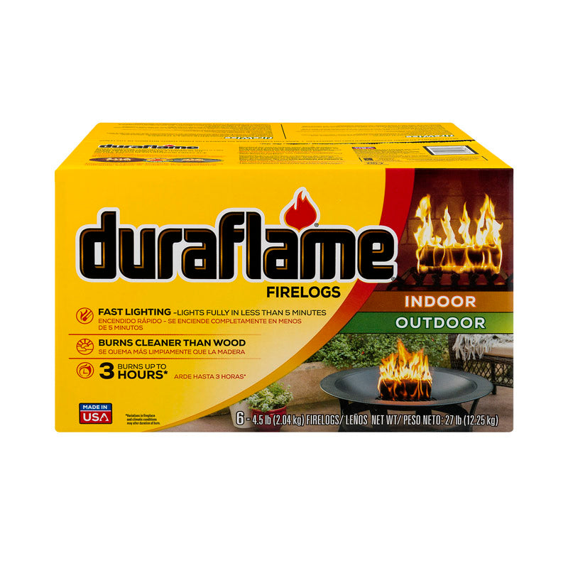 DURAFLAME INC, Duraflame Fire Log 3 hr 6 pk