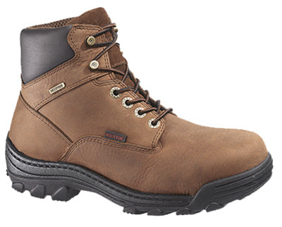 Wolverine Worldwide, Durbin Waterproof Work Boots, Extra Wide, Brown Nubuck Leather, Men's Size 10.5