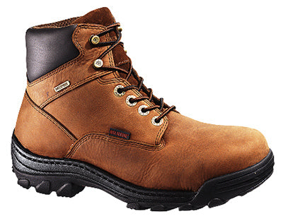 Wolverine Worldwide, Durbin Waterproof Work Boots, Extra Wide, Brown Nubuck Leather, Men's Size 11