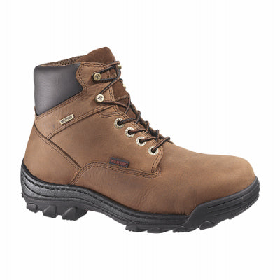 Wolverine Worldwide, Durbin Waterproof Work Boots, Extra Wide, Brown Nubuck Leather, Men's Size 9.5