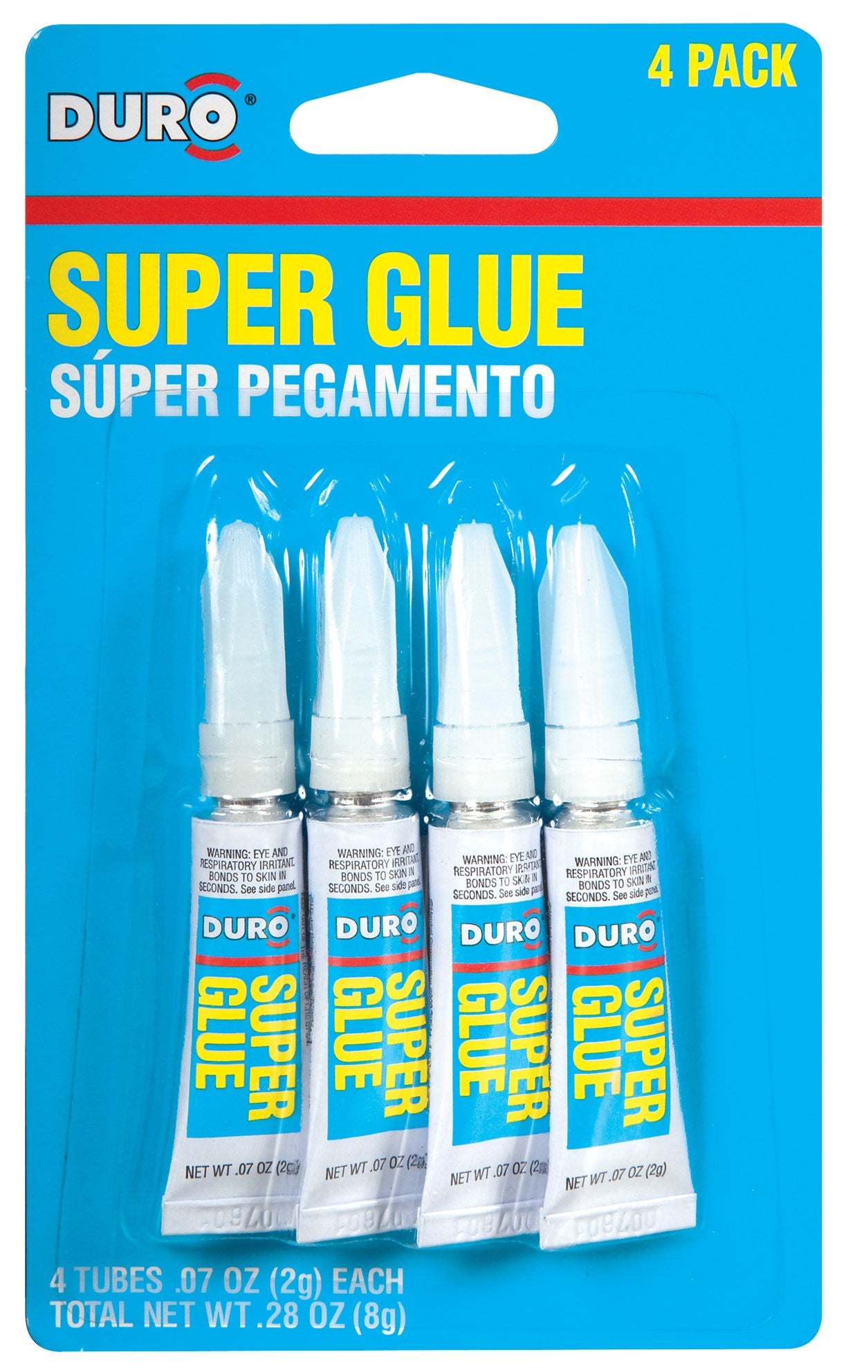 Duro, Duro 1400336 Super Glue 4 Count