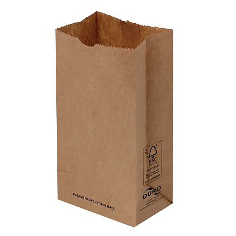 HLX PLY HOLDINGS INC, Duro Bag Dubl Life 6.875 in. H X 2.375 in. W X 3.5 in. L Paper Shopping Bag 4000 pk