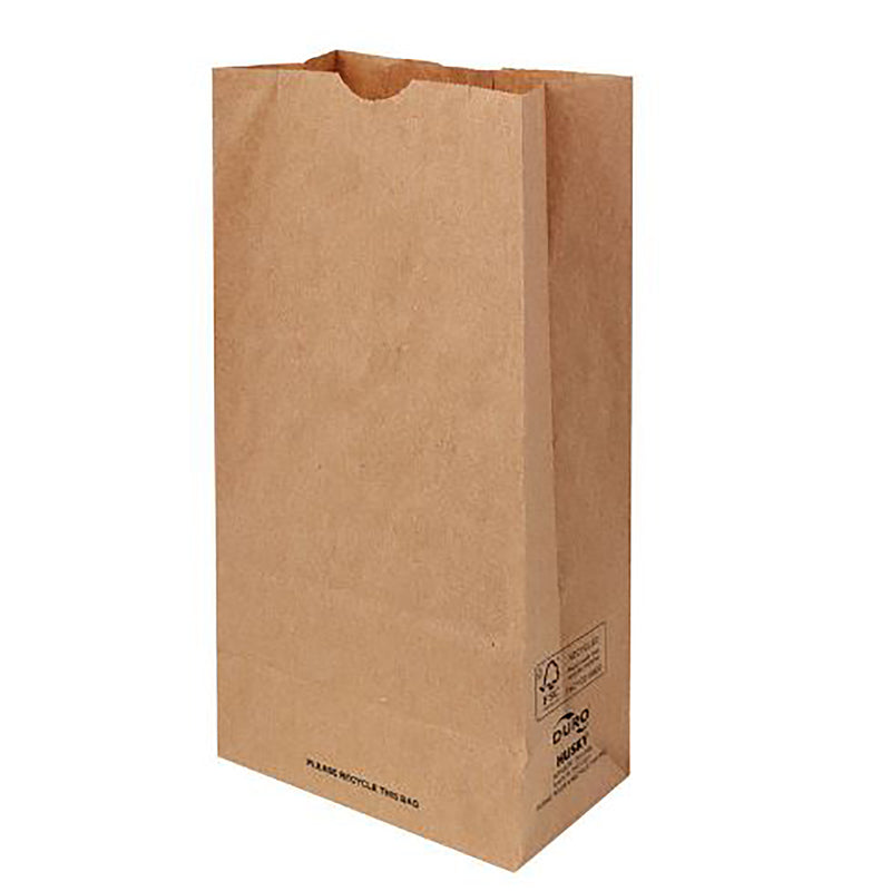 HLX PLY HOLDINGS INC, Duro Bag Husky Dubl Life 10.937 in. H X 3.4375 in. W X 5.25 in. L Paper Shopping Bag 400 pk