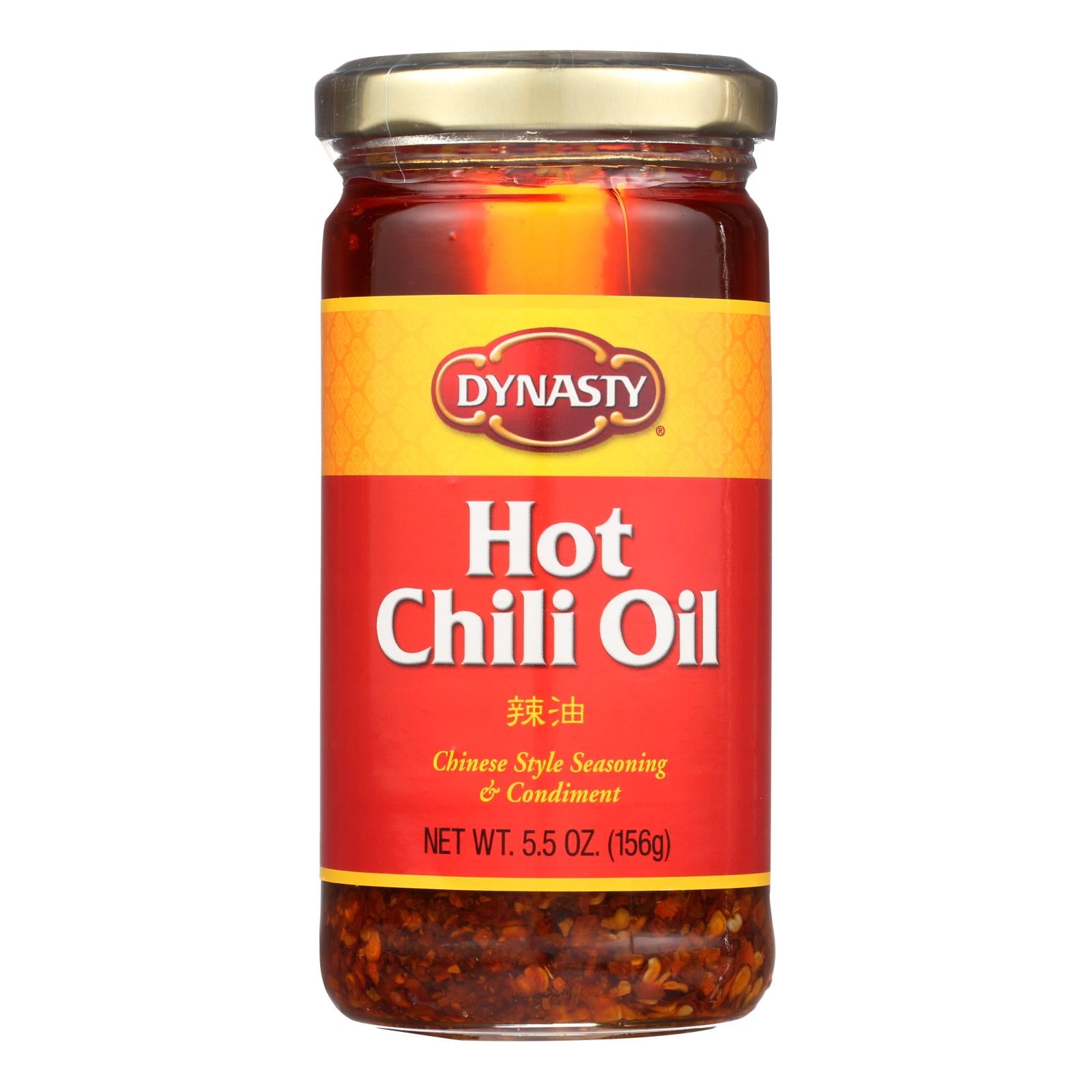 Dynasty, Dynasty Oil - Hot Chili - Case of 12 - 5.5 FL oz.