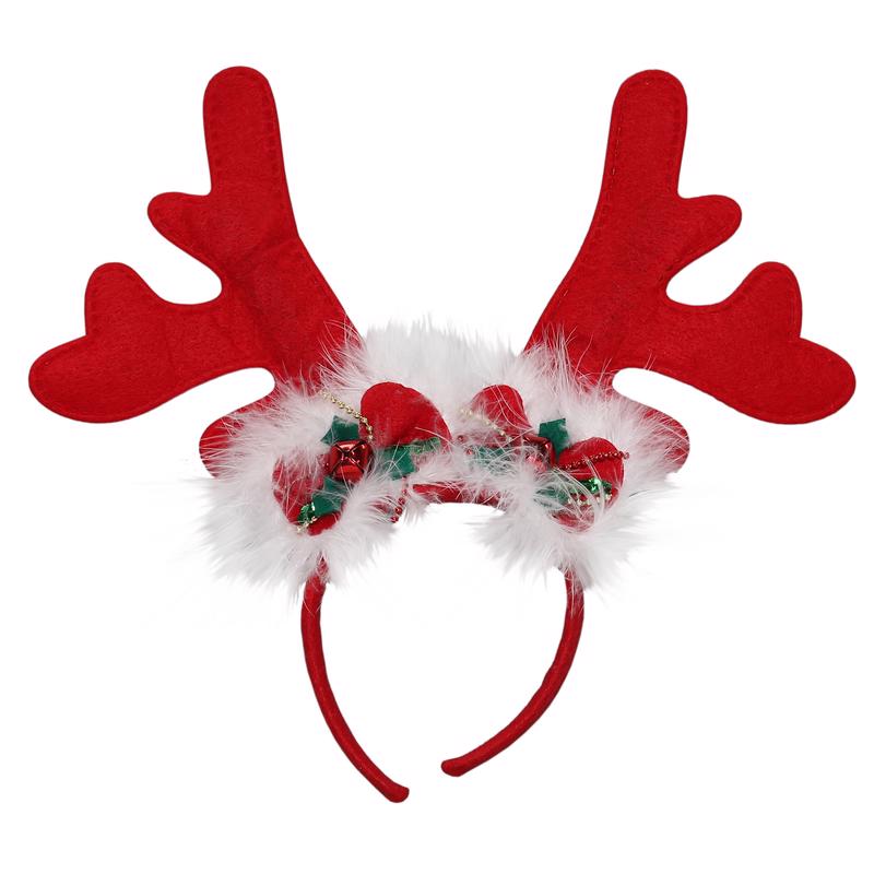 ACE TRADING - DYNO LKT, Dyno Antler Christmas Headband Polyester 1 pc. (Pack of 12)