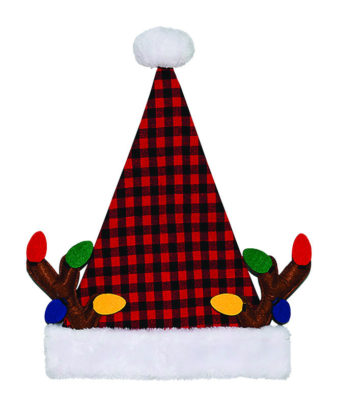 ACE TRADING - RCC HARVEST & HALLOWE, Dyno  Black/White/Red  Antlers  Santa Hat (Pack of 6)